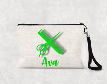 Personalized Hairdresser Bag | Hair Stylist Make up Bag | Barber Gift | Salon Employee Gift | Hairdresser Gift | Cosmetology Gift