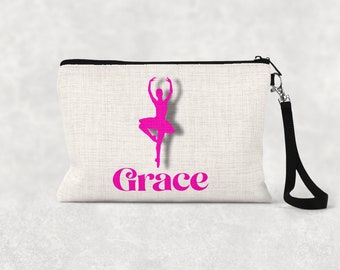 Bolsa personalizada com zíper para bailarina: presente para bailarina