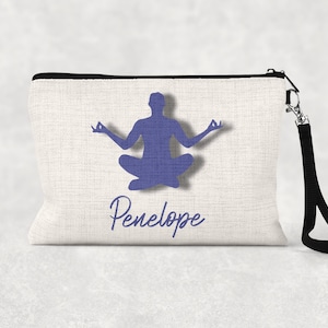 Personalized Yoga Bag | Yoga Make up Bag | Yoga Gift | Yoga Lover Gift | Yoga Positions | Yoga Gifts for Women | Yoga Teacher Gift | Namaste