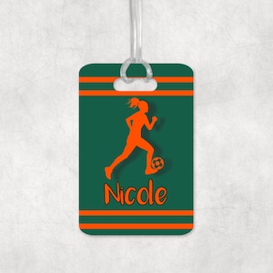 Personalized Soccer Team Sports Bag Tags, Soccer Keychain, Sports Tag, Sport Keyrings, Personalized Soccer Tag, Custom Soccer Player Tag