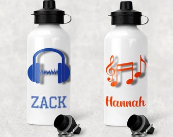 Music Lover Gift | Musician Water Bottle | Personalized Music Teacher Gift | Music Gifts | Music Note | Gift For DJ |Gift for Music Teacher