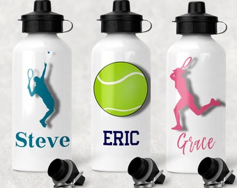 Tennis Gifts | Tennis water bottle | Personalized Tennis bottle | Tennis Team Gift | Tennis Player Gift | Tennis Coach Gift | Tennis Bottle