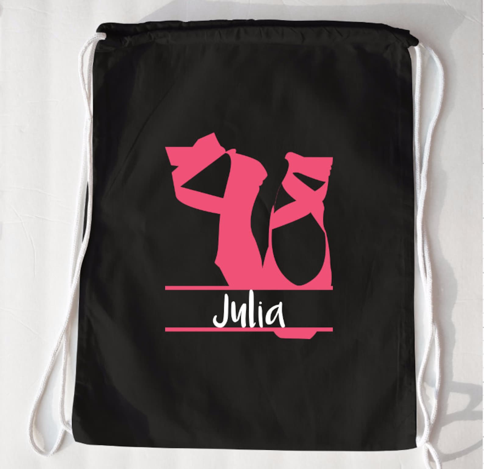 ballet drawstring bag | ballet bag | personalized ballet bag | girls dance bags | ballet gifts | personalized dance bag | ballet