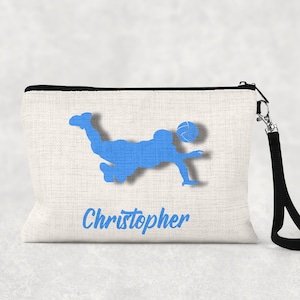 Personalized Volleyball Pencil Pouch | Zipper Pouch | Volleyball Team Gift | Pencil Case | Back to School | Volleyball Pencil Case