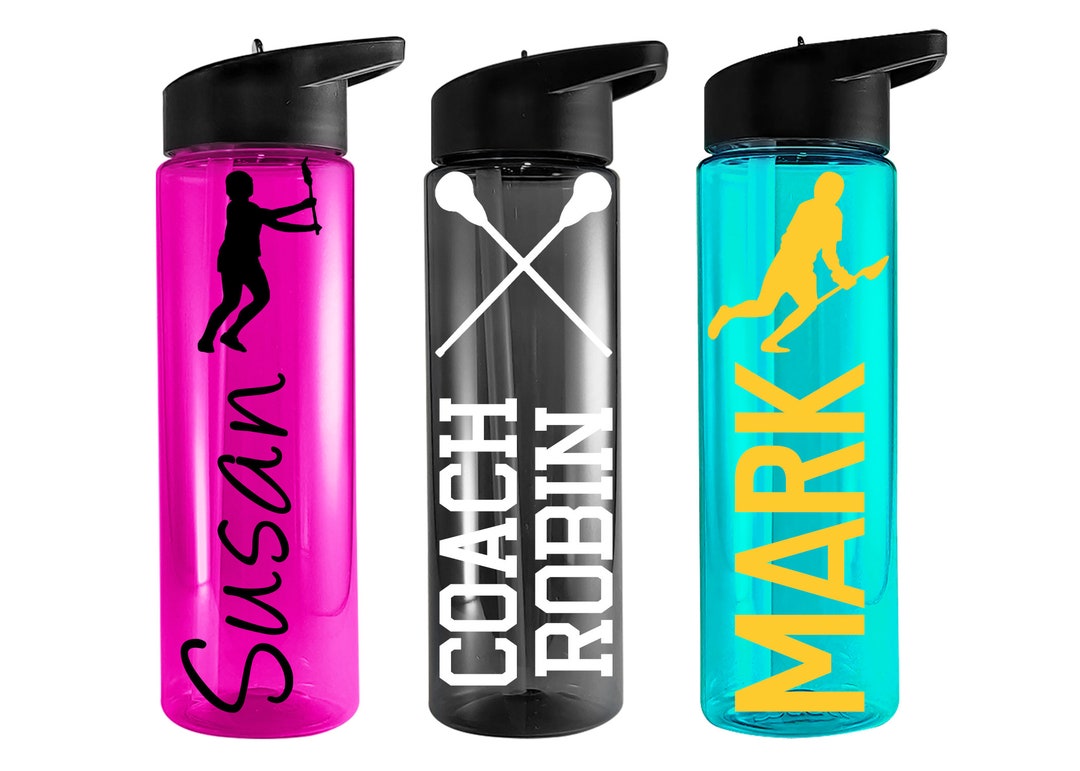 Lacrosse Gift Lacrosse Water Bottle Personalized Lacrosse Etsy