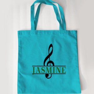Music Tote | Personalized Tote | Personalized Music Tote Bag | Custom Music Tote | Personalized Music Tote | Music Teacher Gift | bulk order