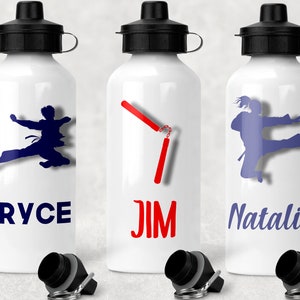 Karate Gifts | Karate water bottle | Personalized Karate bottle | Martial Arts Gift | Taekwondo Gift | Belt Testing Gift | Kids Karate Gift