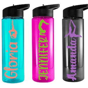 Gymnast Gifts | Gymnast Water Bottle | Personalized Gymnast Water Bottle | Custom Gymnast Bottle| Gymnast Coach Gift |Gymnastic Team Gifts
