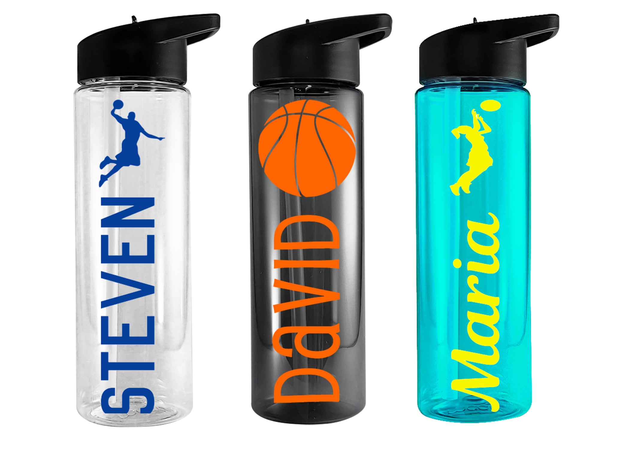 Regali per il basket/Borraccia d'acqua per il basket/Bottiglia per il basket  personalizzata/Regalo per banchetti/Regalo per giocatore di basket/Regalo  per squadra di basket -  Italia