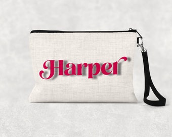 Personalized Make up Bag | Custom Makeup Bag | Makeup clutch | Name Pouch | Personalized Cosmetic Bag | best friend gift | Make up Bag