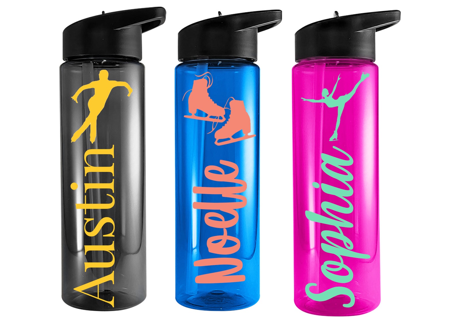 Ice Skating Gift Ice Skater Waterbottle Figure Skater Gift Etsy