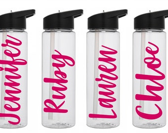 Personalized Water Bottle: 24 oz Custom Name Tumbler