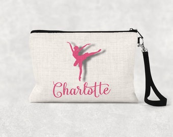 Bolsa personalizada com zíper para bailarina: presente para bailarina