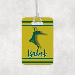 Etiquetas personalizadas para bolsas de baile, etiquetas para bolsas de equipo, regalos de baile, etiquetas para equipaje de equipo, equipo de baile competitivo, ballet lírico de hip hop