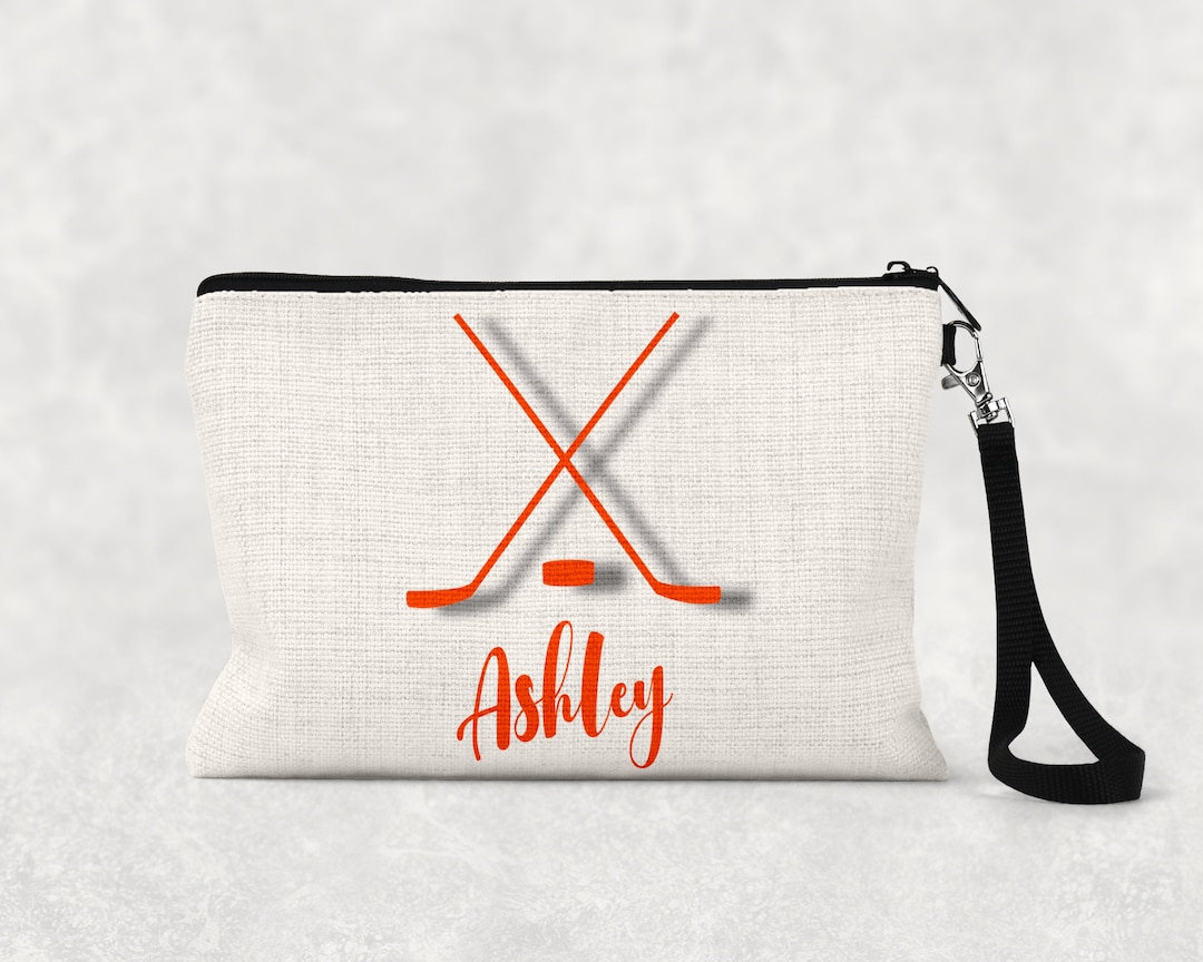 Personalized Ice Hockey Pencil Case Zipper Pouch Ice Etsy