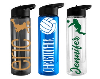 Volleyball Gifts | Volleyball water bottle | Personalized Volleyball bottle | Volleyball Team Gift |Volleyball Player Gift|Volleyball bottle