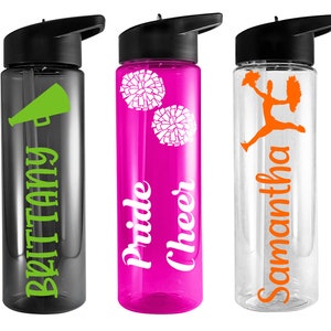 Cheerleading Gifts | Cheerleading Water bottle | Personalized Cheer Water Bottle | Cheerleader Gifts | Cheer Team Gifts | Cheer Coach Gift