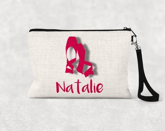 Bolsa personalizada para sapatilhas de balé: presente de bailarina, bolsa com zíper