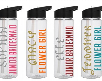 Bicchiere personalizzato per damigella d'onore / regalo per damigella d'onore junior, senza BPA