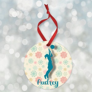 Basketball Player Ornament, Sports Christmas Ornament 2024, Personalized Christmas Ornament, Personalized Basketball Ornament, Kids Ornament