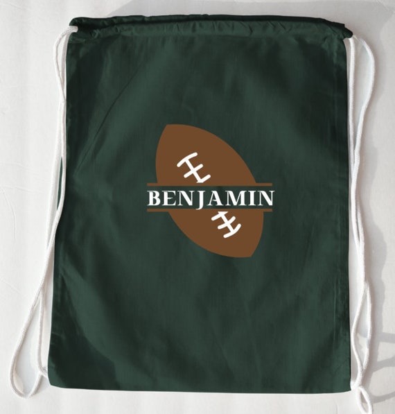 football drawstring bag