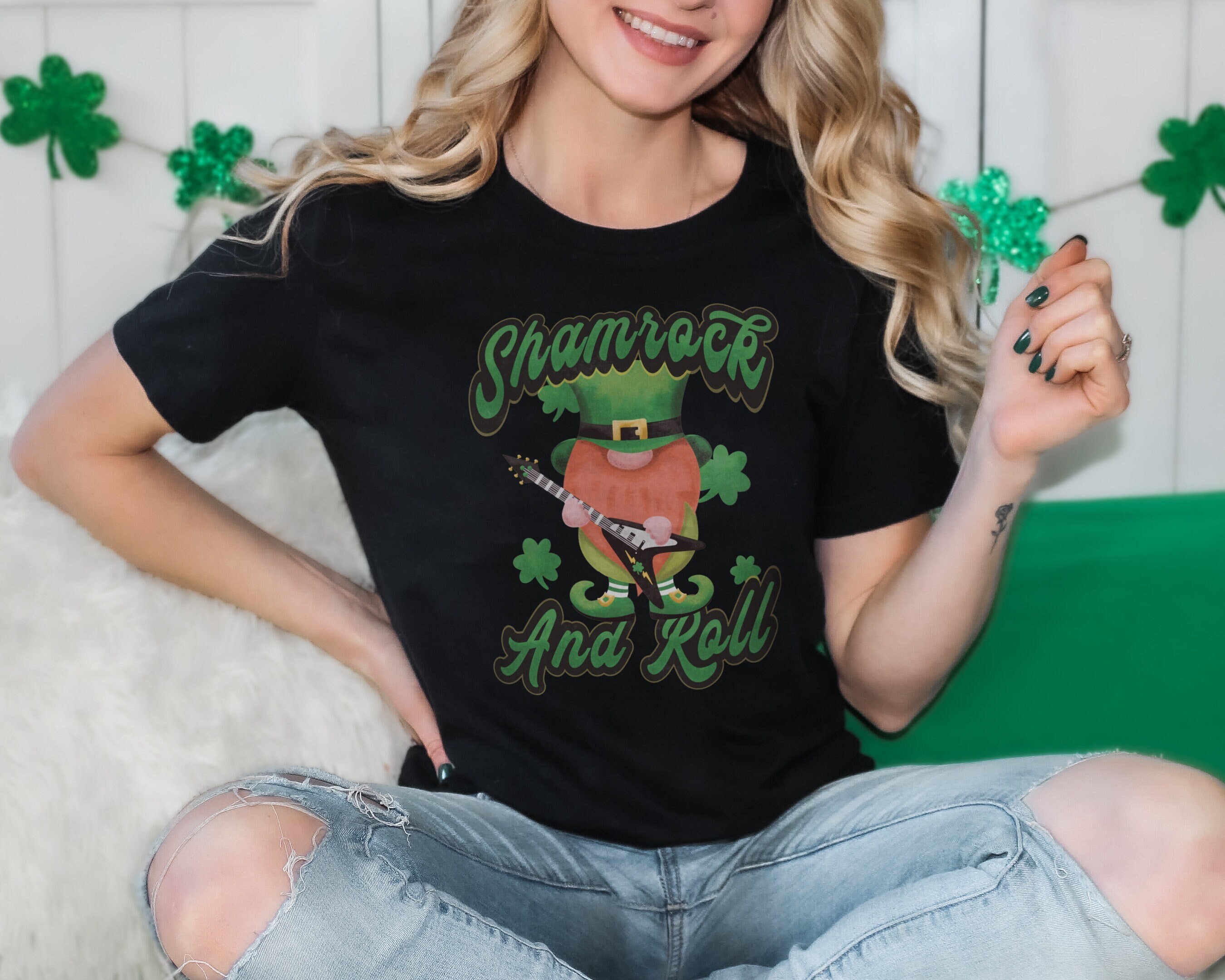 Discover Shamrock and Roll Shirt, Shamrock n Roll Shirt, Funny St Patrick's Day Drinking