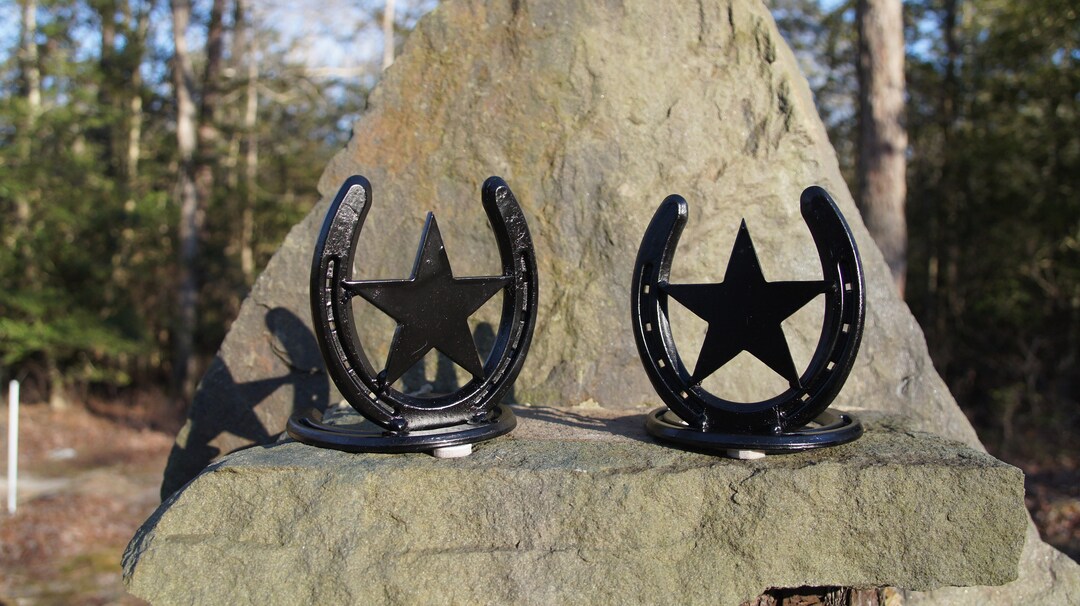 Horseshoe Bookends Etsy