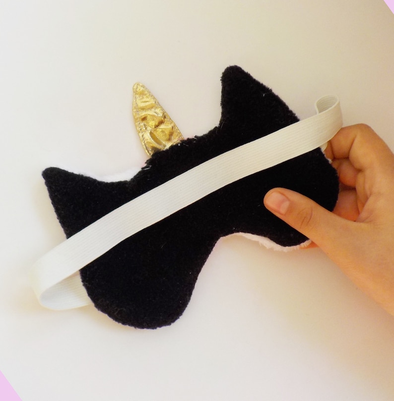 Unicorn sleep mask for girl women Handmade eye mask