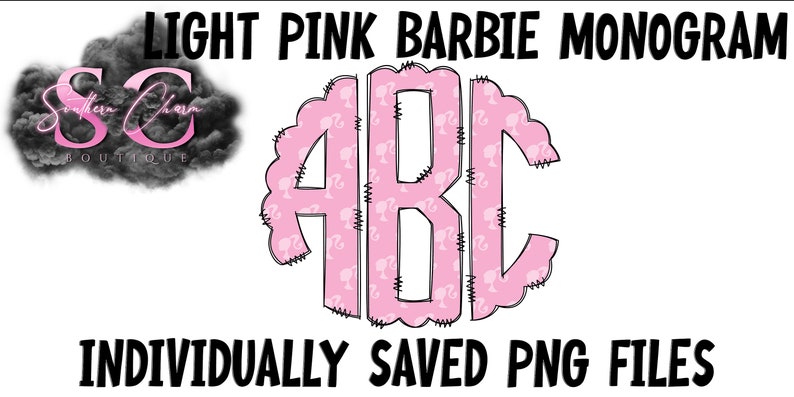 pink & beige catering logo | light pink barbie logo,... BARBIE, Light Pink, Sublimation, Digital Download, Monogram, BARBIE PNG ...