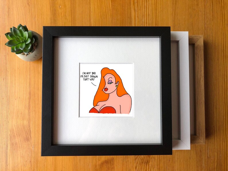 Jessica Rabbit Art im Not Bad Im Just Drawn That Etsy