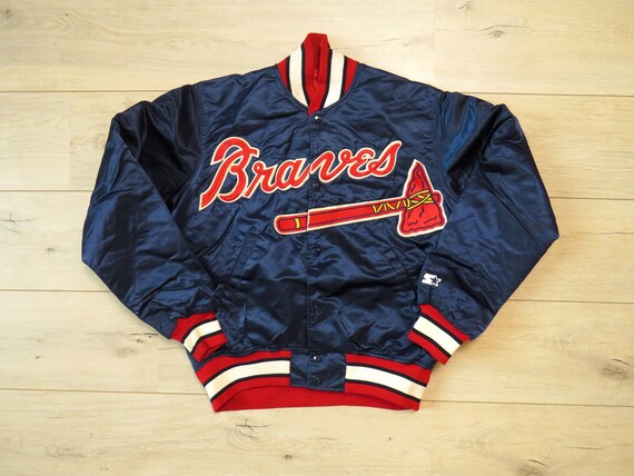 90s BRAVES Starter Stadium Jacket - size M