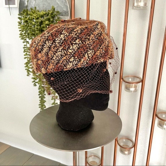Vintage Valerie Modes Pillbox Hat Union Made Hat - Etsy display picture 2