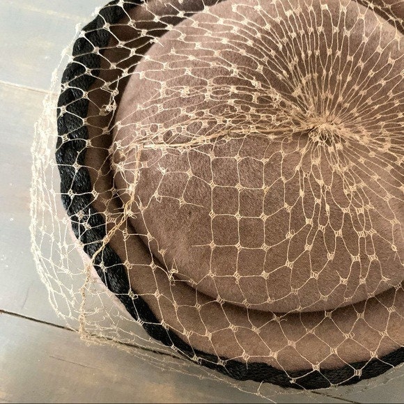 Vtg Jo Lyn Original Elegance Toque Netted Wool Hat Vtg Jo Lyn Original Elegance Toque Netted Wool Hat - Etsy main image 4
