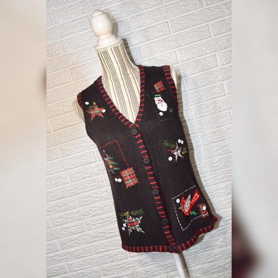 holiday sweater vest