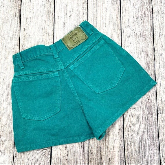 Vintage Moda Int Distressed The London Jean Green… - image 3