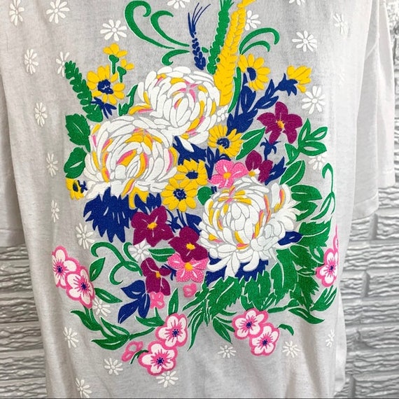 Vintage Blair Floral Collared Shirt - image 3