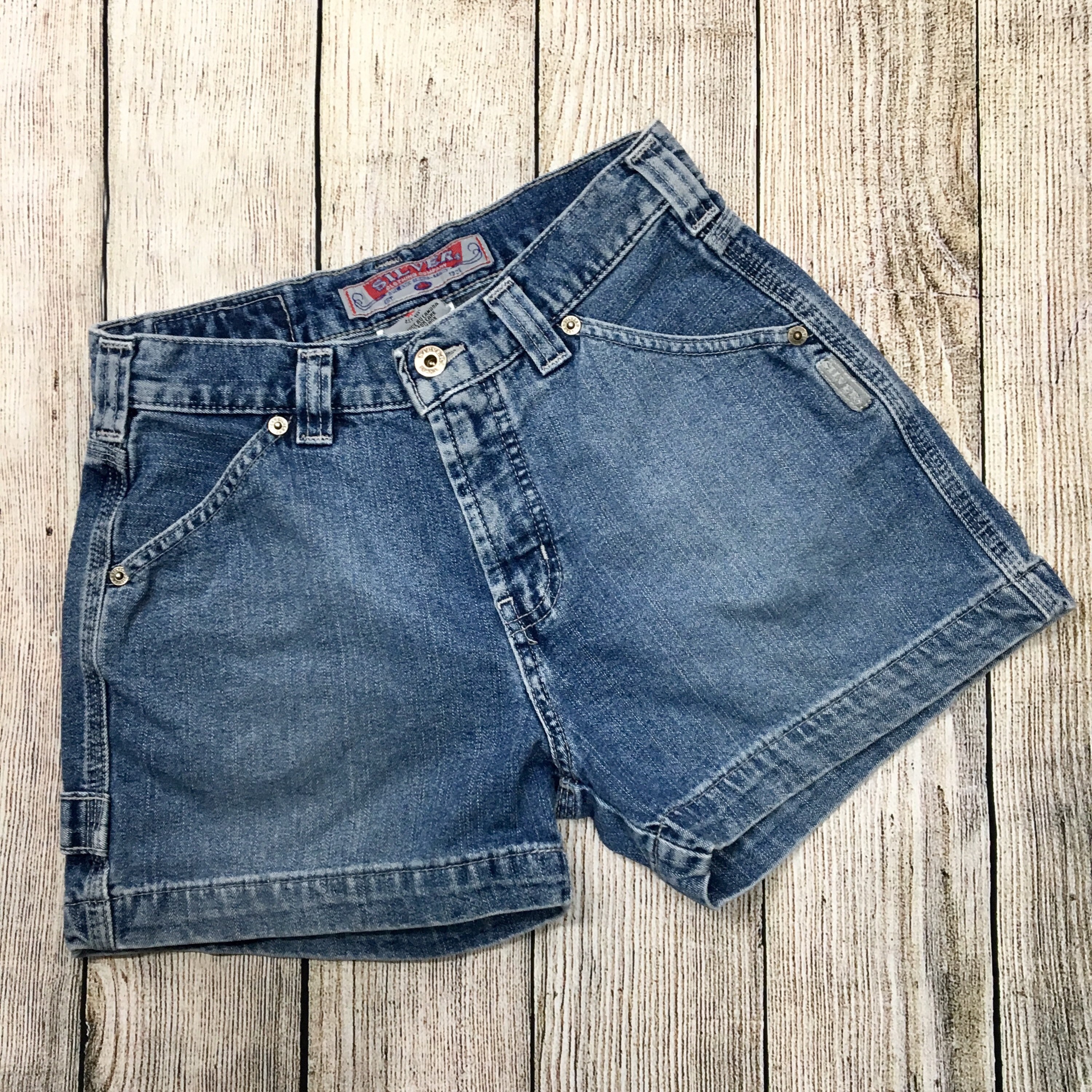 silver brand jean shorts