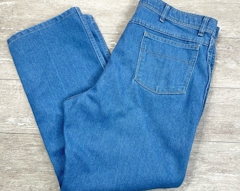 Vintage Wrangler Authentics Mens Blue Denim Relaxed Fit Jeans Size 40 x 30