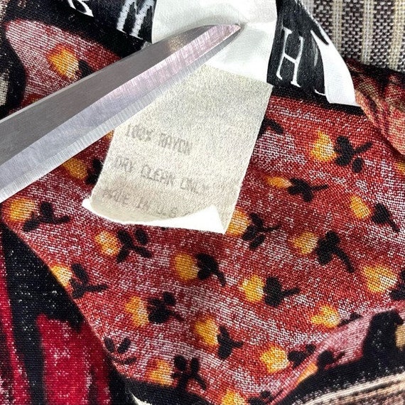 Vintage JD Wright Patterned Patchwork Vest Size 1… - image 8