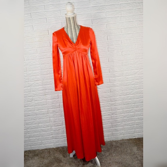 halter shirt dress Halter drop sleeve gown