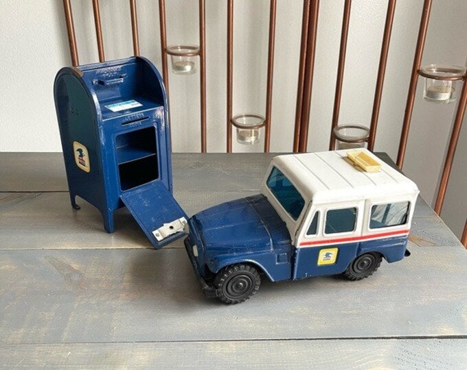 Vtg Bankers Service Specialties Mailbox Mail Truck Piggy Banks Bundle Distressed Etsy