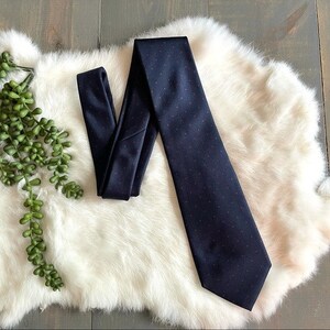 Vintage Woodward Tie Necktie 100% Silk Polka Dot