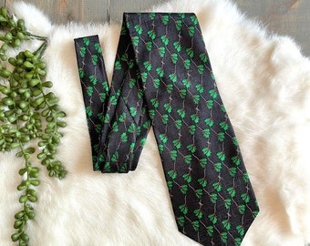 Vtg Holidays by MMG Christmas Tie Cravate Tout Soie