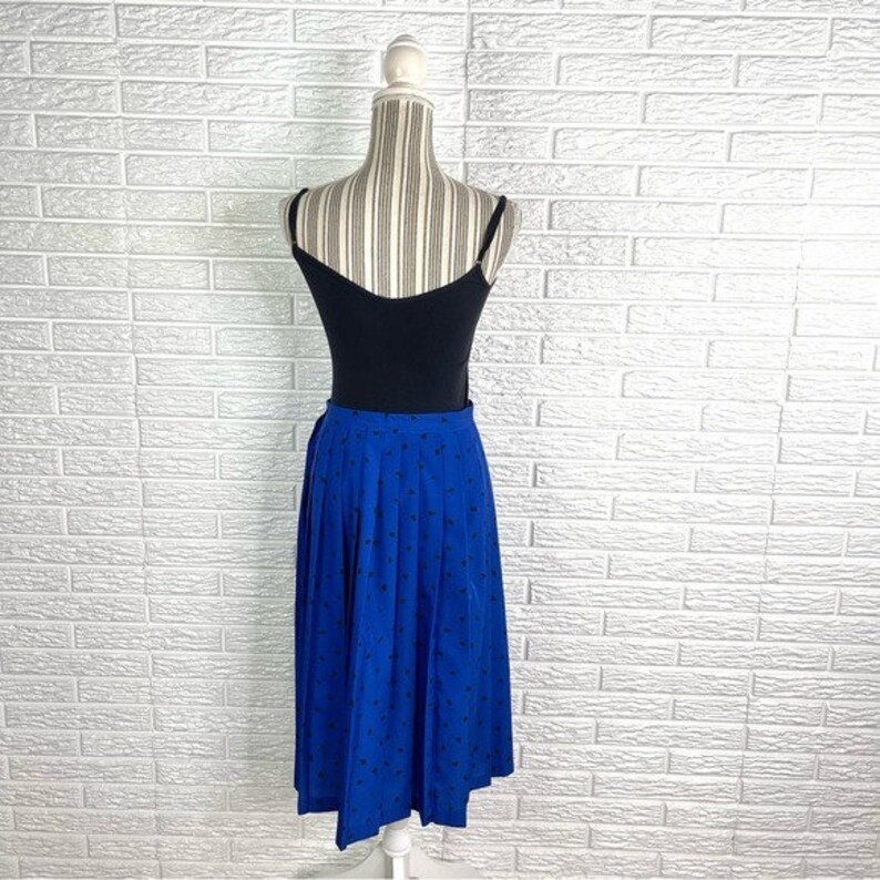 Retro Polka Dot Pleated Circle Midi Skirt - Sunday Edition