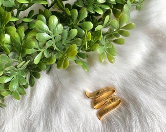 Vintage guldbandsbrosch