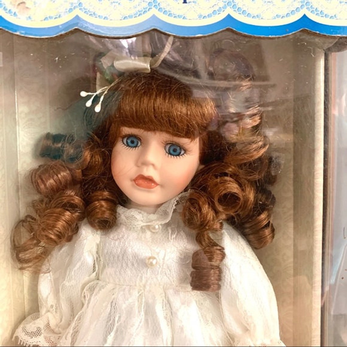 Vintage Collectors Choice Bisque Porcelain Doll Etsy