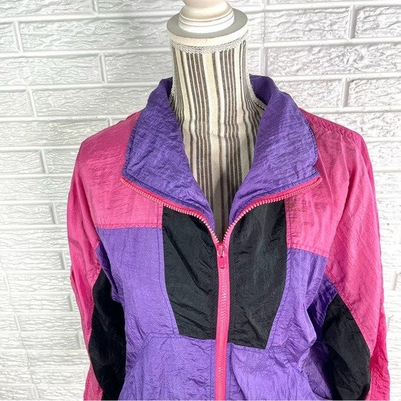 Vintage Rock Creek Casuals Pink Purple Windbreaker Size Large - Etsy