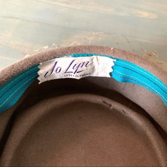 Vtg Jo Lyn Original Elegance Toque Netted Wool Hat - Etsy display picture 1