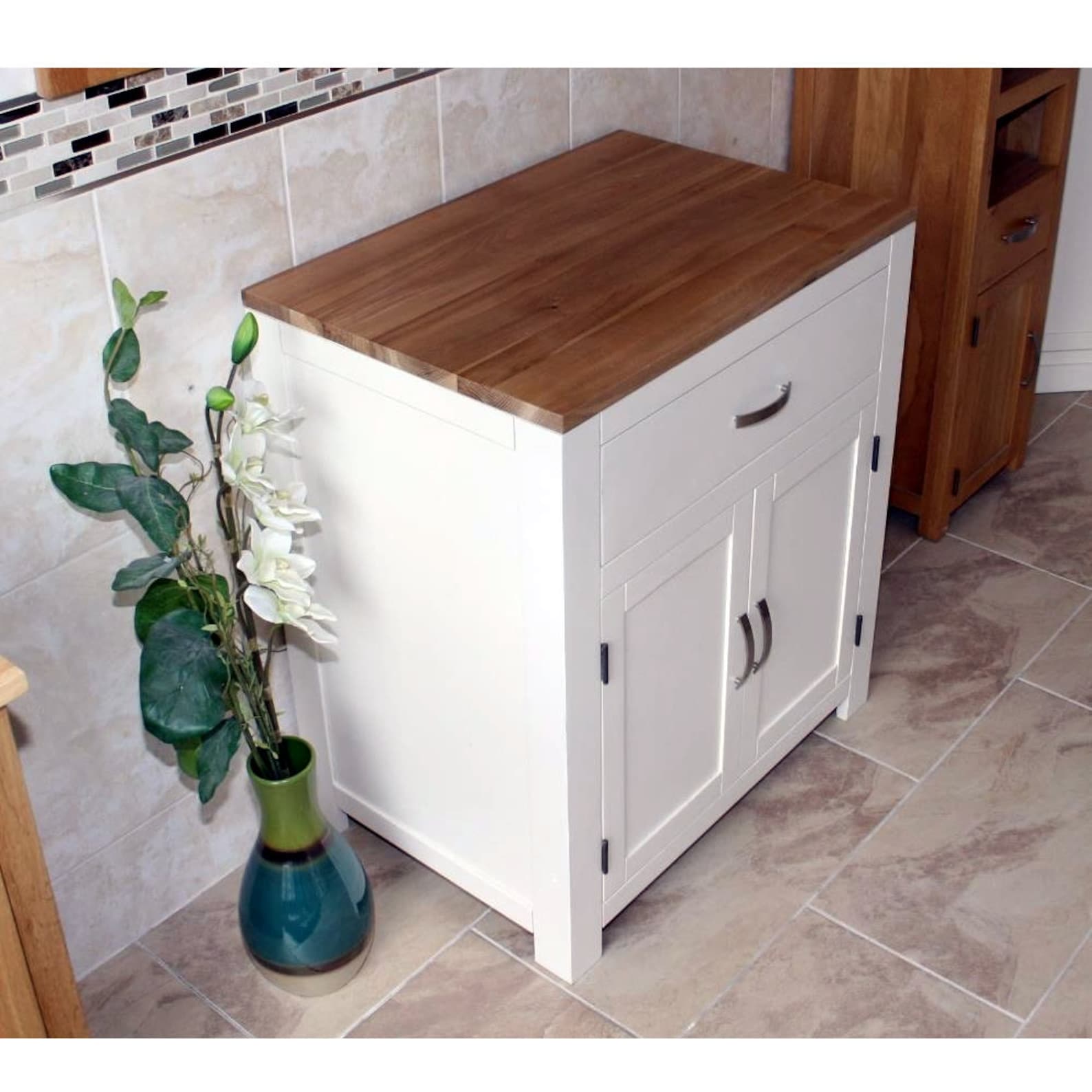 Bathroom Furniture White Painted Vanity Cabinet Cupboard | Etsy UK