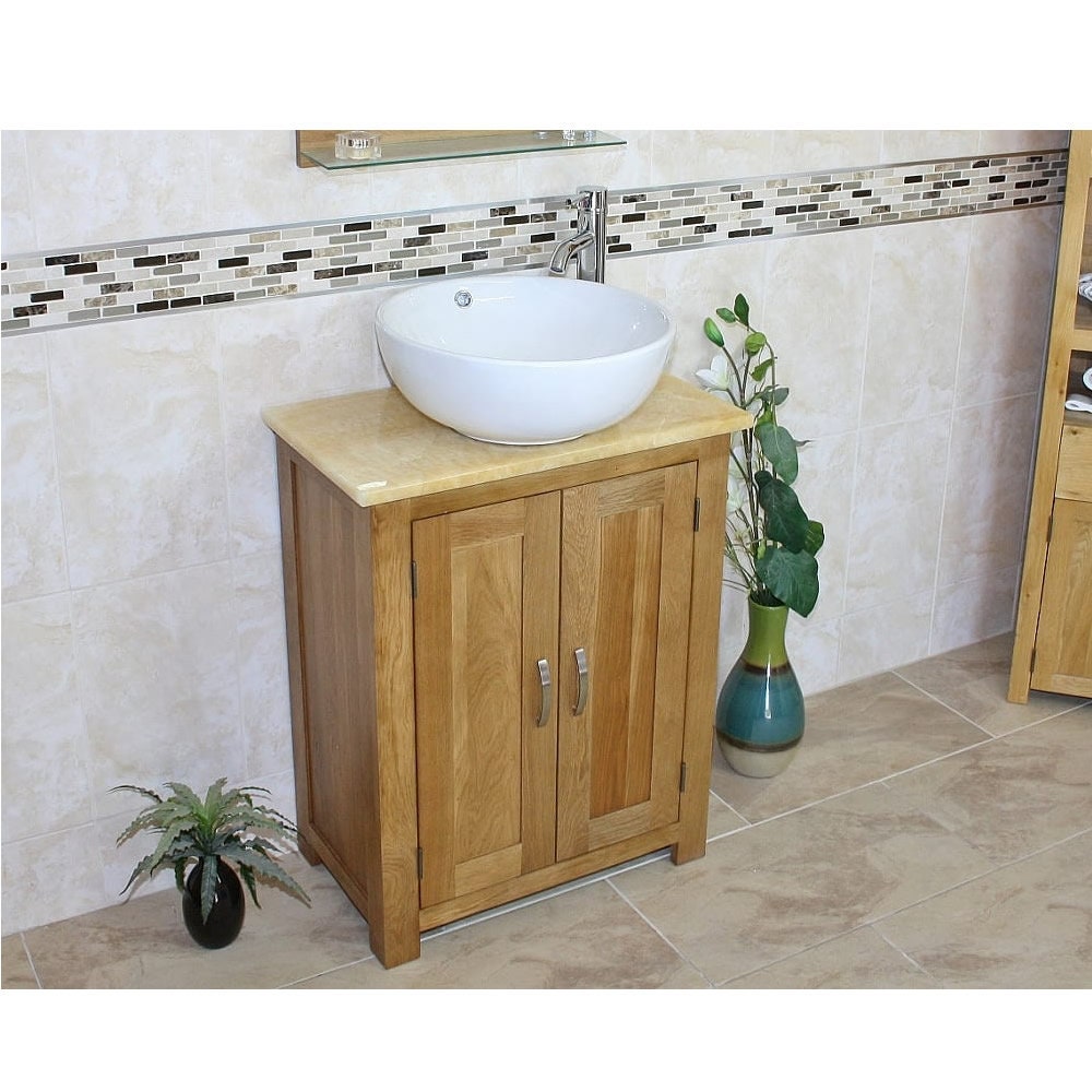 Solid Oak Bathroom Vanity Unit Bathroom Slimline Etsy España